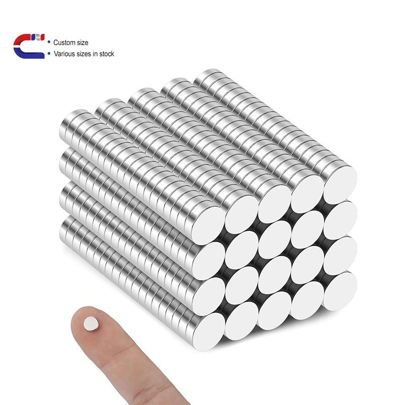 6x2mm N35 Neodymium Magnet - Nickel Plated, Strong Disc Magnets